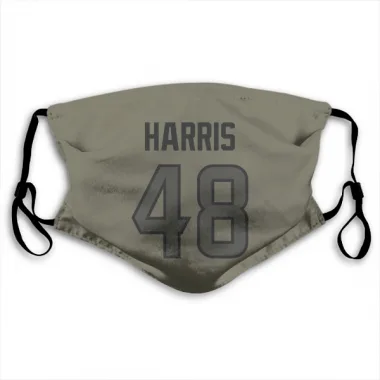 Olive Houston Texans Christian Harris   Face Mask