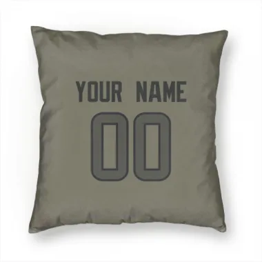 Olive Houston Texans Custom    Pillow Cover (18 X 18)