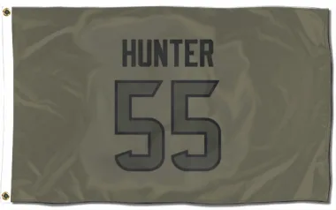 Olive Houston Texans Danielle Hunter   Flag (3 X 5)