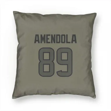 Olive Houston Texans Danny Amendola   Pillow Cover (18 X 18)