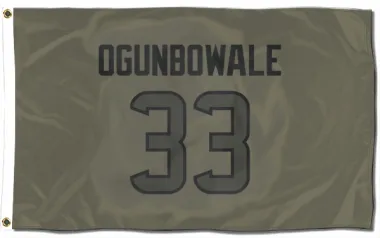 Olive Houston Texans Dare Ogunbowale   Flag (3 X 5)