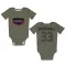 Olive Houston Texans Dare Ogunbowale   Newborn & Infant Bodysuit