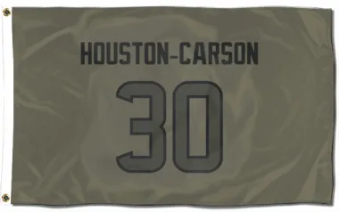 Olive Houston Texans DeAndre Houston-Carson   DeAndre -Carson  Flag (3 X 5)