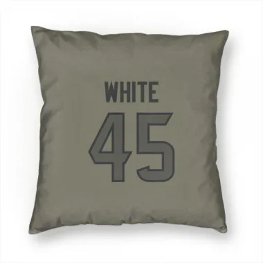 Olive Houston Texans Devin White   Pillow Cover (18 X 18)