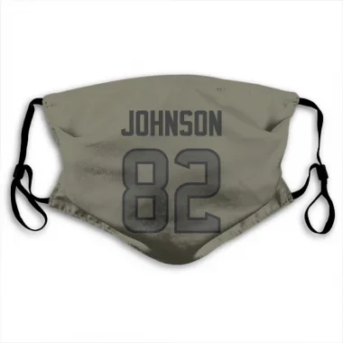 Olive Houston Texans Diontae Johnson   Face Mask