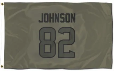 Olive Houston Texans Diontae Johnson   Flag (3 X 5)