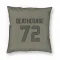 Olive Houston Texans Dylan Deatherage   Pillow Cover (18 X 18)