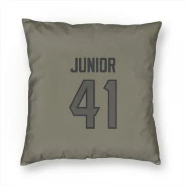 Olive Houston Texans Gregory Junior   Pillow Cover (18 X 18)