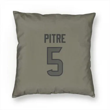 Olive Houston Texans Jalen Pitre   Pillow Cover (18 X 18)