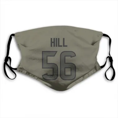 Olive Houston Texans Jamal Hill   Face Mask