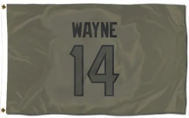 Olive Houston Texans Jared Wayne   Flag (3 X 5)