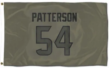 Olive Houston Texans Jarrett Patterson   Flag (3 X 5)