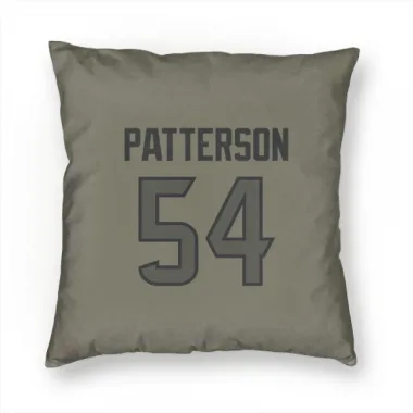 Olive Houston Texans Jarrett Patterson   Pillow Cover (18 X 18)