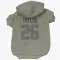 Olive Houston Texans J.J. Taylor   Dog & Cat Pet Hoodie