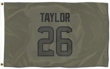 Olive Houston Texans J.J. Taylor   Flag (3 X 5)