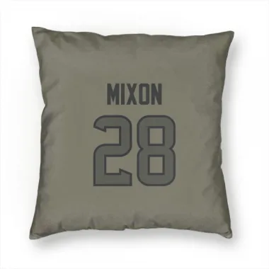 Olive Houston Texans Joe Mixon   Pillow Cover (18 X 18)