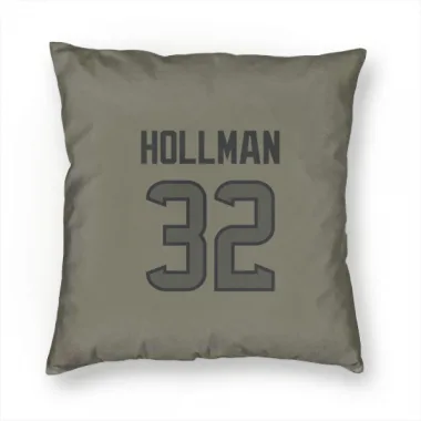 Olive Houston Texans Ka'dar Hollman   Pillow Cover (18 X 18)