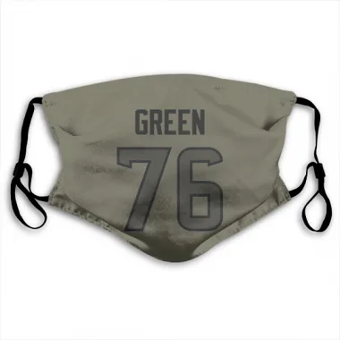 Olive Houston Texans Kenyon Green   Face Mask