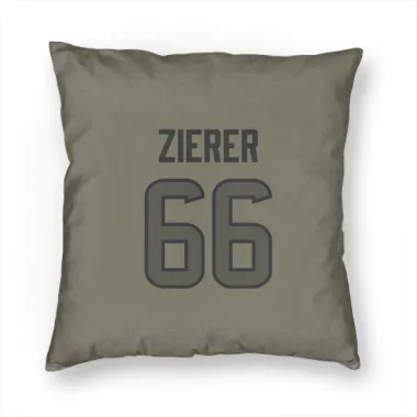 Olive Houston Texans Kilian Zierer   Pillow Cover (18 X 18)