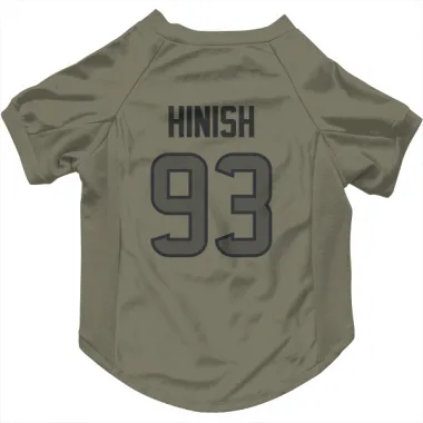 Olive Houston Texans Kurt Hinish   Dog & Cat Pet Jersey