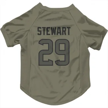 Olive Houston Texans M.J. Stewart   Dog & Cat Pet Jersey