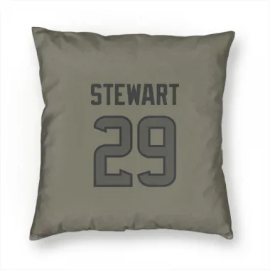 Olive Houston Texans M.J. Stewart   Pillow Cover (18 X 18)