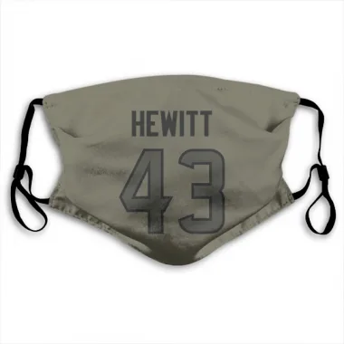 Olive Houston Texans Neville Hewitt   Face Mask