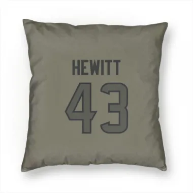 Olive Houston Texans Neville Hewitt   Pillow Cover (18 X 18)