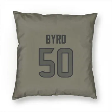 Olive Houston Texans Solomon Byrd   Pillow Cover (18 X 18)