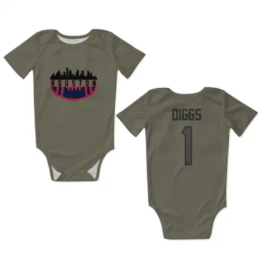 Olive Houston Texans Stefon Diggs   Newborn & Infant Bodysuit