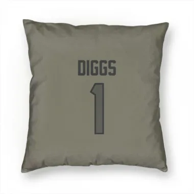 Olive Houston Texans Stefon Diggs   Pillow Cover (18 X 18)