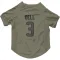 Olive Houston Texans Tank Dell   Dog & Cat Pet Jersey