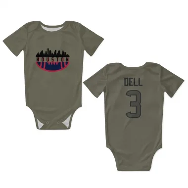 Olive Houston Texans Tank Dell   Newborn & Infant Bodysuit