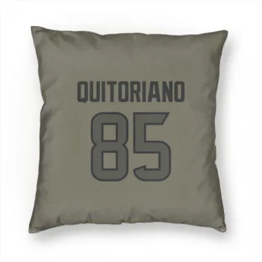 Olive Houston Texans Teagan Quitoriano   Pillow Cover (18 X 18)