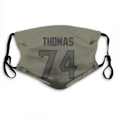 Olive Houston Texans Zach Thomas   Face Mask