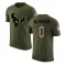 Olive Men's Azeez Al-Shaair Houston Texans Salute to Service T-Shirt