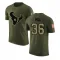 Olive Men's Brandon Hill Houston Texans Salute to Service T-Shirt