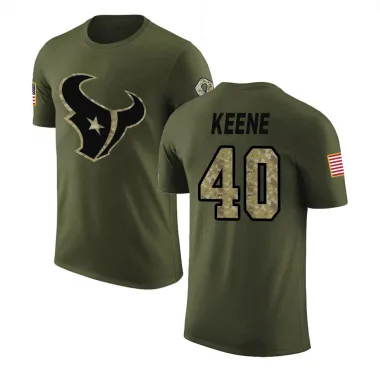 Olive Men's Dalton Keene Houston Texans Salute to Service T-Shirt