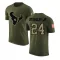 Olive Men's Derek Stingley Jr. Houston Texans Salute to Service T-Shirt