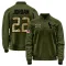 Olive Men's Jawhar Jordan Houston Texans Salute to Service Sideline Performance Jacket