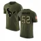 Olive Men's Jerry Hughes Houston Texans Salute to Service T-Shirt