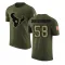 Olive Men's Scott Quessenberry Houston Texans Salute to Service T-Shirt