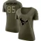 Olive Women's Teagan Quitoriano Houston Texans Salute to Service Scoop Neck T-Shirt