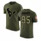 Olive Youth Derek Barnett Houston Texans Salute to Service T-Shirt