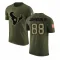 Olive Youth Johnny Johnson III Houston Texans Salute to Service T-Shirt