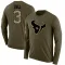 Olive Youth Tank Dell Houston Texans Salute to Service Sideline Long Sleeve T-Shirt