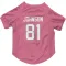 Pink Houston Texans Andre Johnson   Dog & Cat Pet Jersey