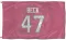 Pink Houston Texans Andrew Beck   Flag (3 X 5)