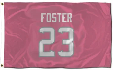 Pink Houston Texans Arian Foster   Flag (3 X 5)