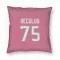 Pink Houston Texans Austin Deculus   Pillow Cover (18 X 18)